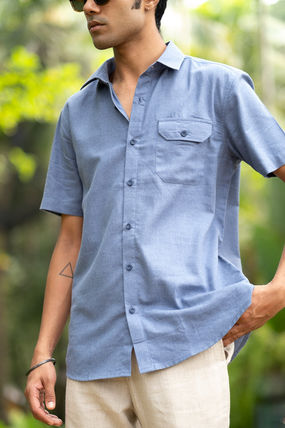 The Egyptian Cotton Shirt | Short Sleeve | Creatures of Habit