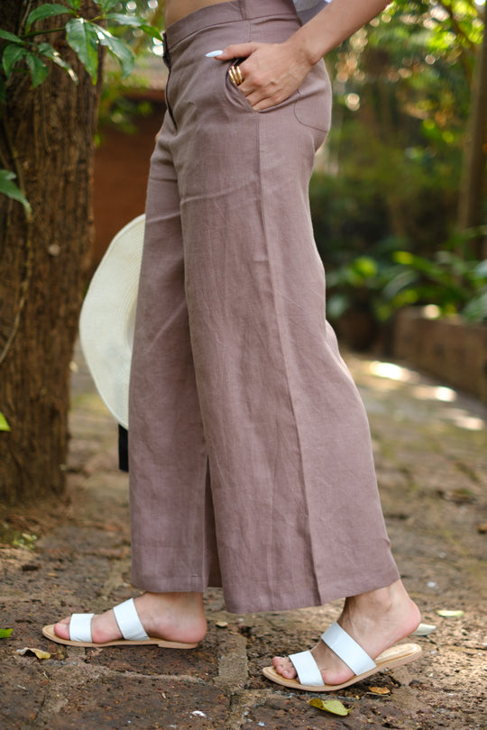The Linen Wide Leg Pants | Creatures of Habit
