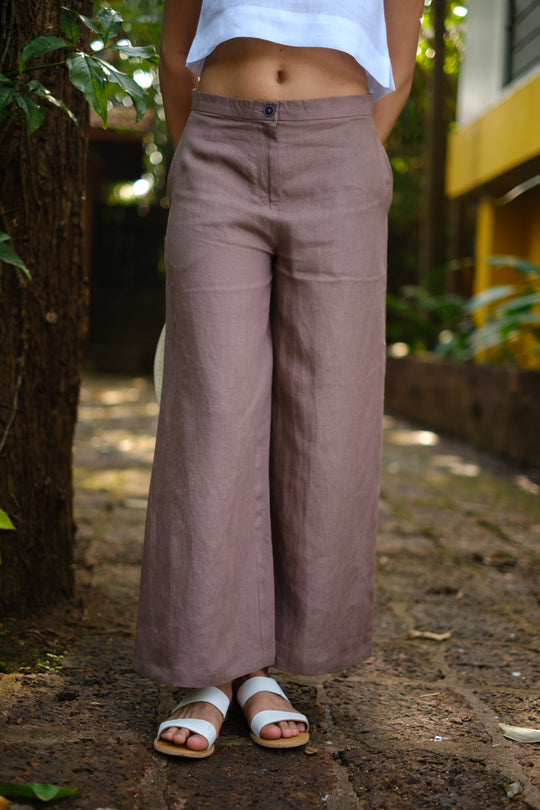 The Linen Wide Leg Pants | Creatures of Habit