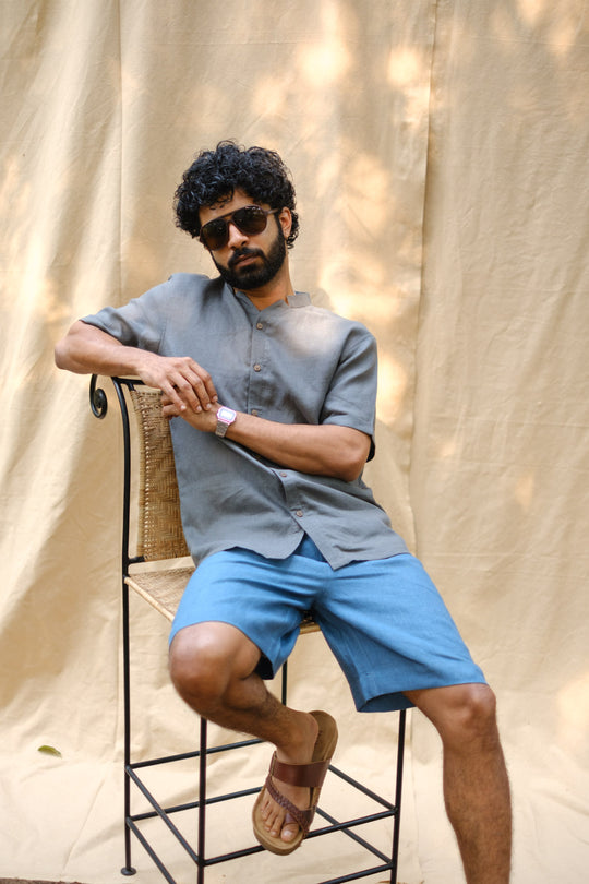 The Heavy Linen Pull Up Shorts | Creatures of Habit