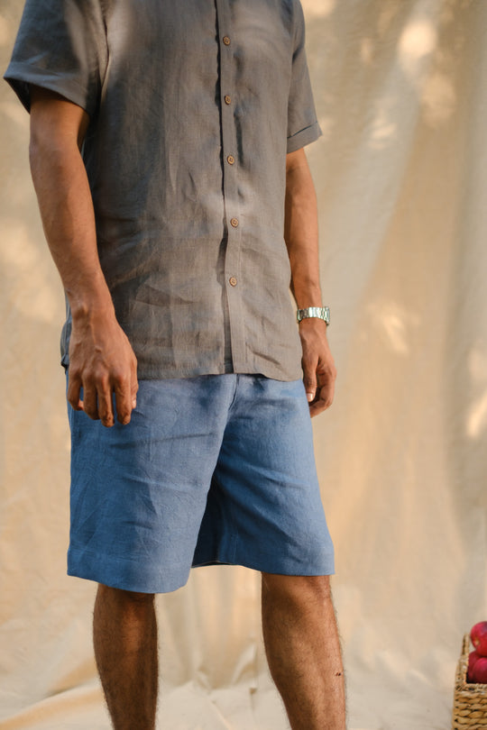 The Heavy Linen Pull Up Shorts | Creatures of Habit
