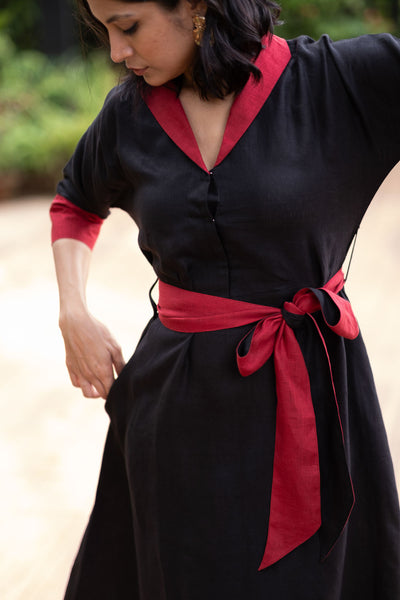 The Linen Flared Dress