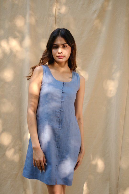The Linen Mini Dress | Creatures of Habit