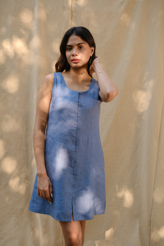 The Linen Mini Dress | Creatures of Habit