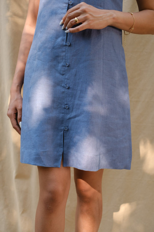 The Linen Mini Dress | Creatures of Habit