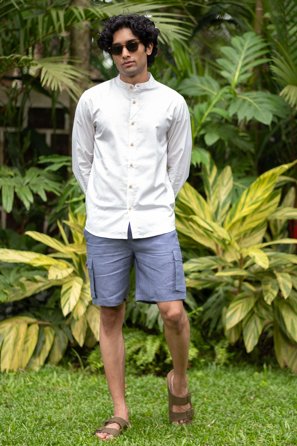 The Egyptian Cotton Bandhgala Shirt | Creatures of Habit