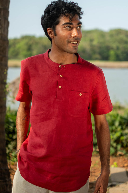 The Linen Bandhgala | Creatures of Habit
