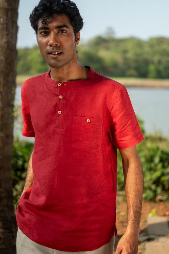 The Linen Bandhgala | Creatures of Habit