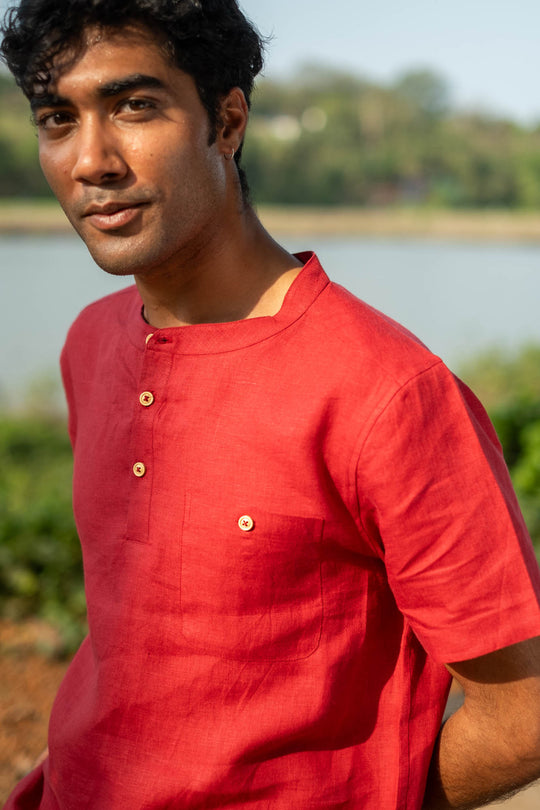 The Linen Bandhgala | Creatures of Habit