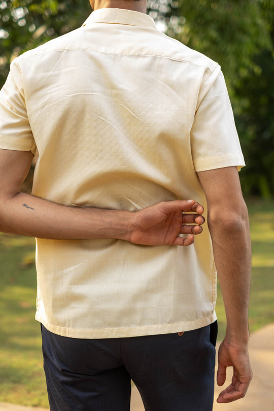 The Egyptian Cotton Double Pocket Shirt | Short Sleeve | Creatures of Habit