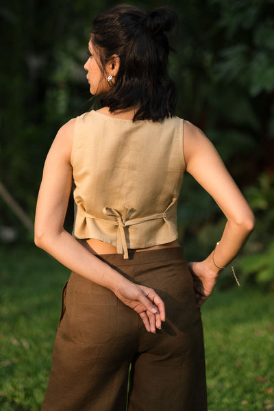 The Hemp Twill Crop Tank