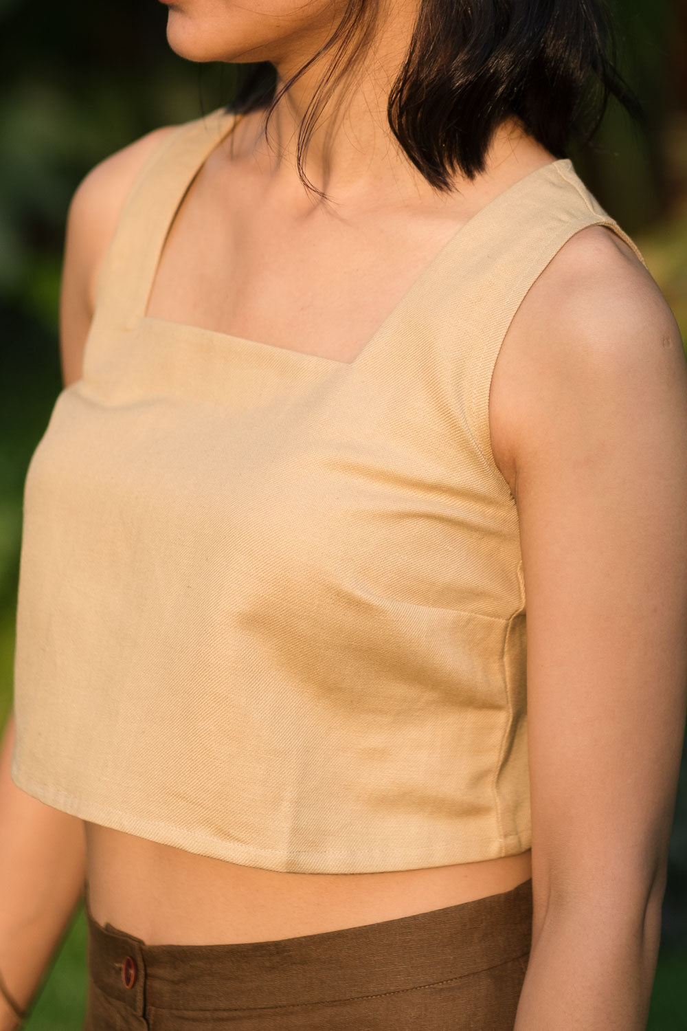 The Hemp Twill Crop Tank | Creatures of Habit