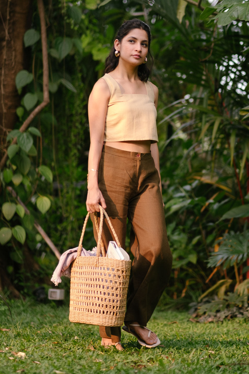 The Hemp Twill Crop Tank