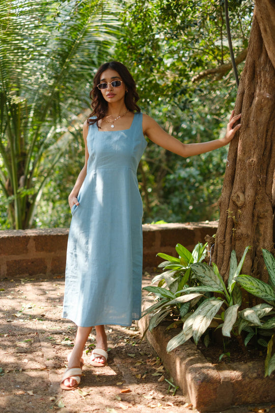 The Linen Midi Dress | Creatures of Habit