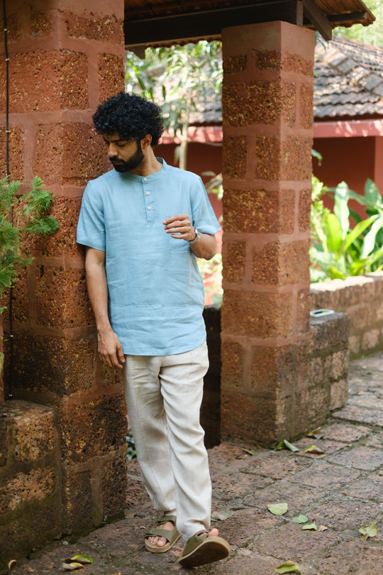 The Linen Bandhgala | Creatures of Habit