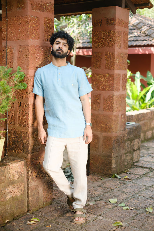 The Linen Bandhgala | Creatures of Habit