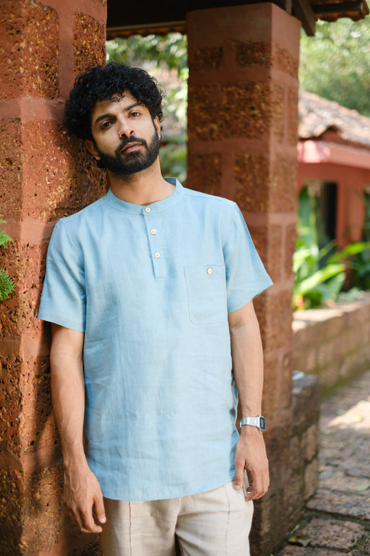The Linen Bandhgala | Creatures of Habit