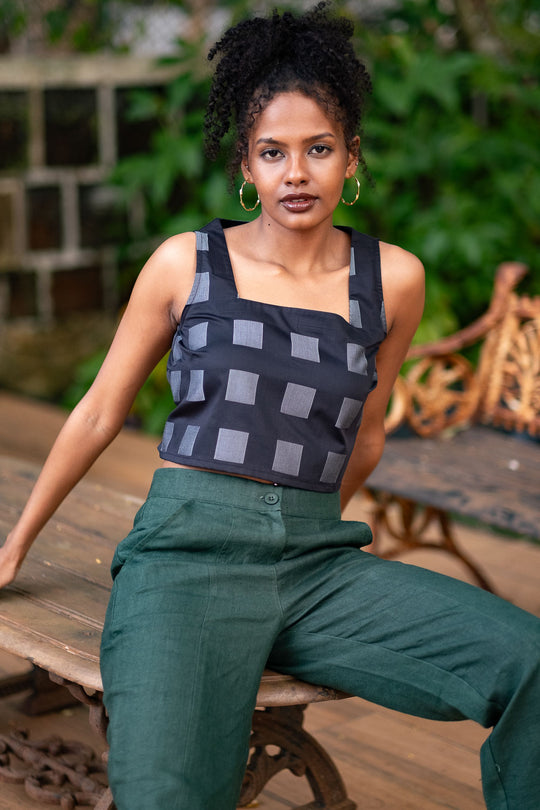 The Heavy Linen Panelled Pants | Creatures of Habit