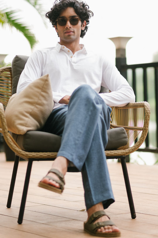 The Heavy Linen Pleated Trousers | Creatures of Habit
