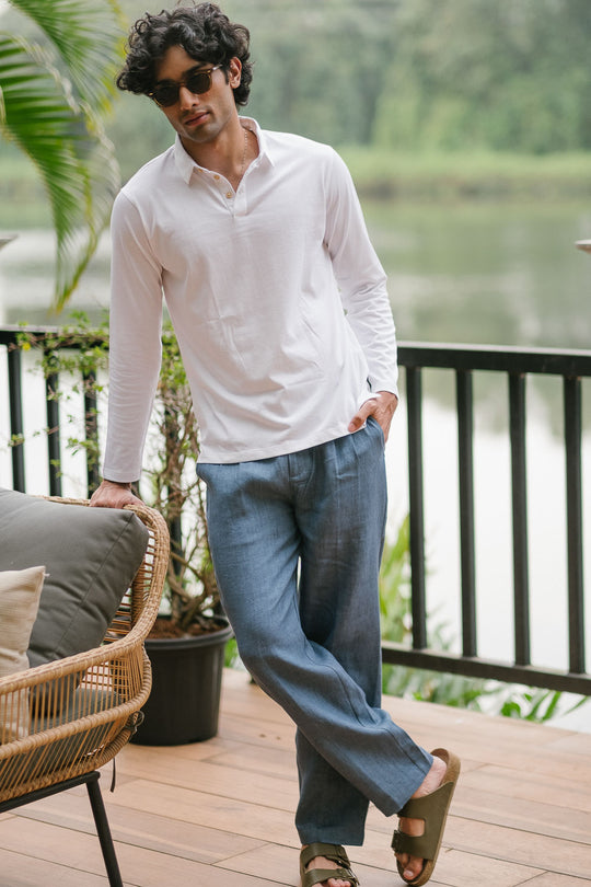 The Pima Polo | Long Sleeve | Creatures of Habit