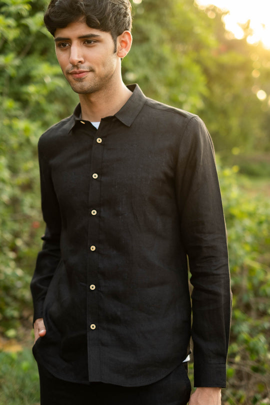 The Linen Pocketless Shirt | Creatures of Habit