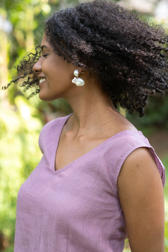 The Linen V Neck Tank | Creatures of Habit