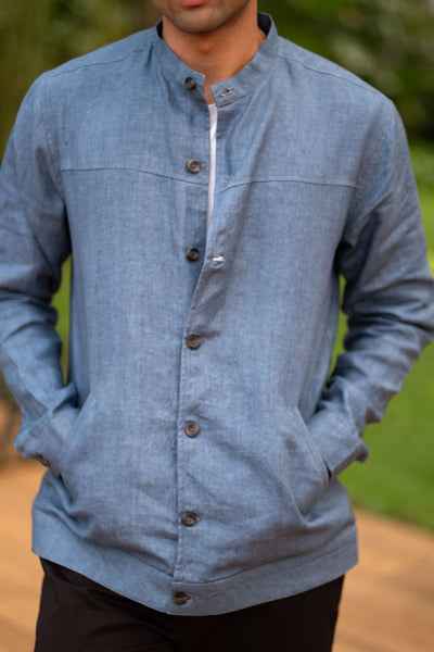 The Linen Buttondown Jacket | Creatures of Habit