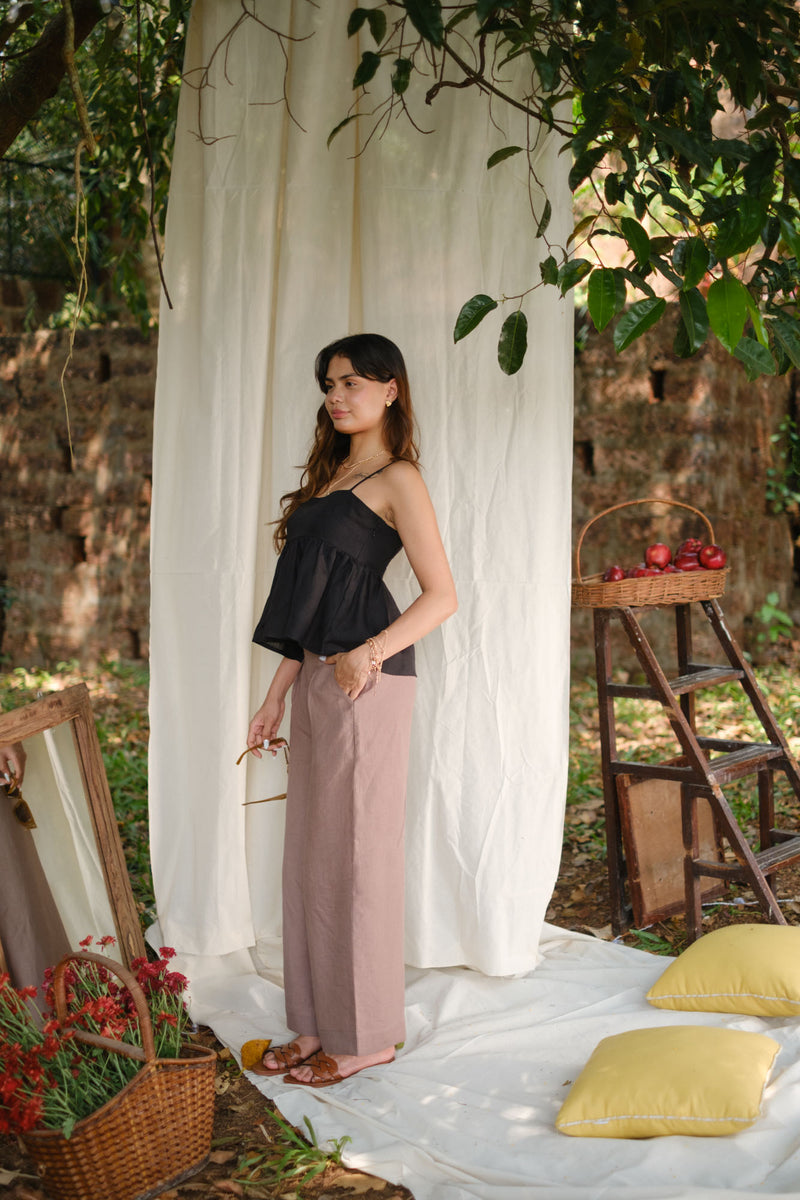 The Linen Flared Cami Top | Creatures of Habit