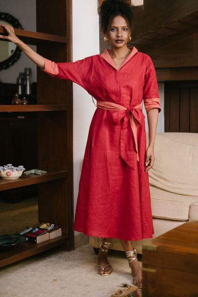 The Linen Flared Dress | Creatures of Habit