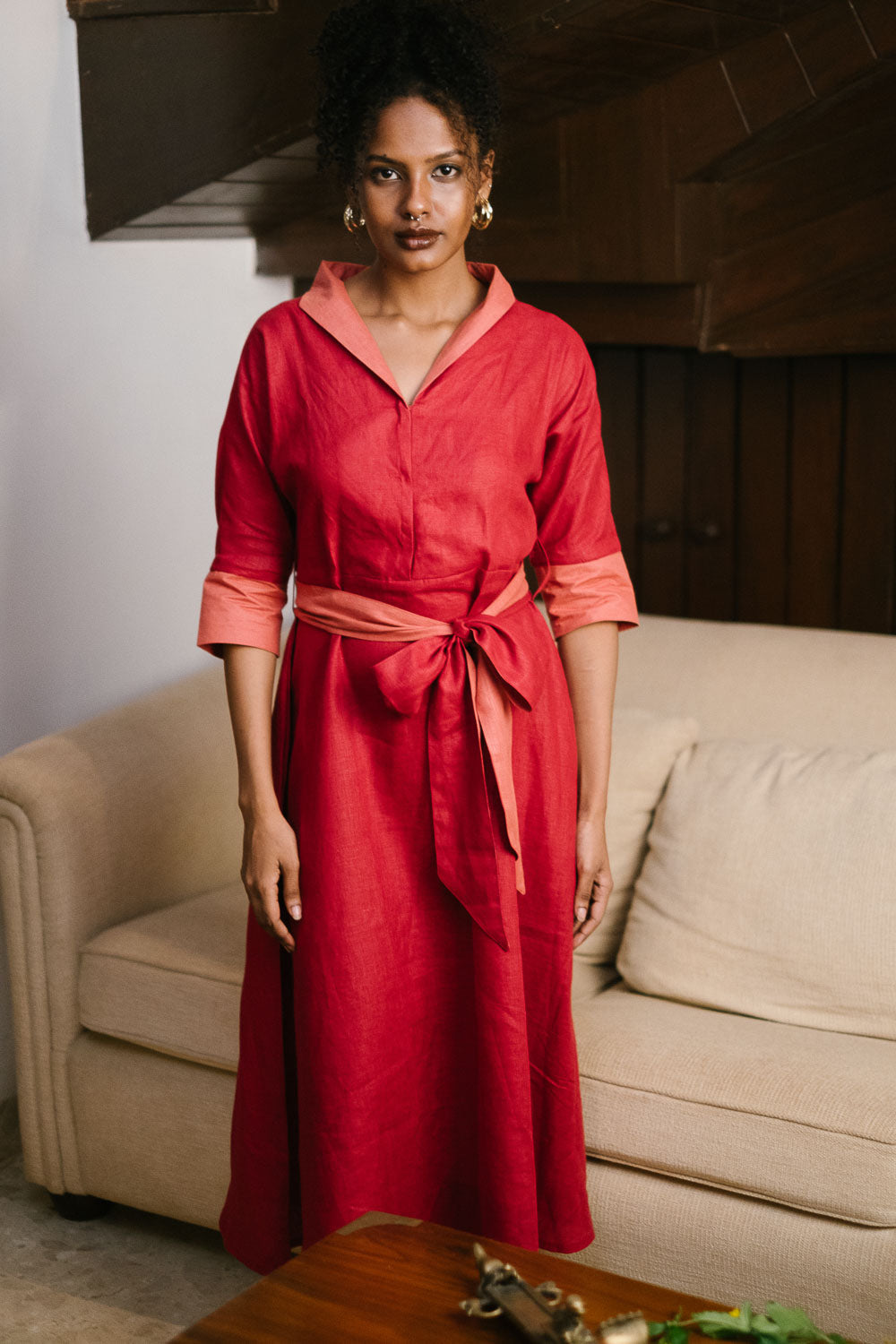 The Linen Flared Dress | Creatures of Habit