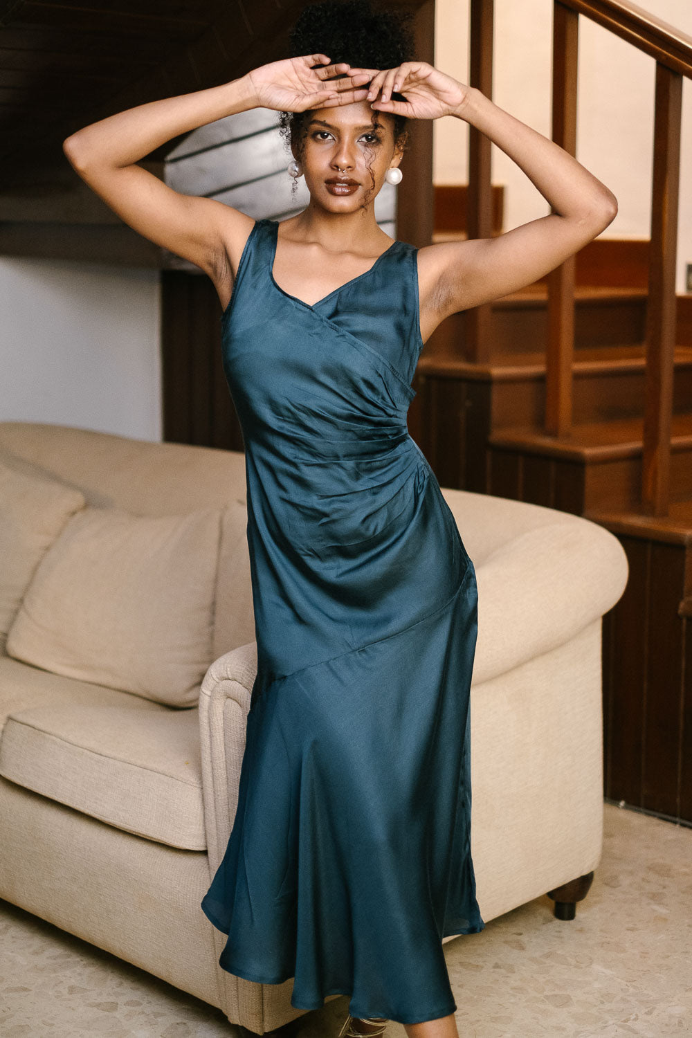 The Satin Cocktail Dress