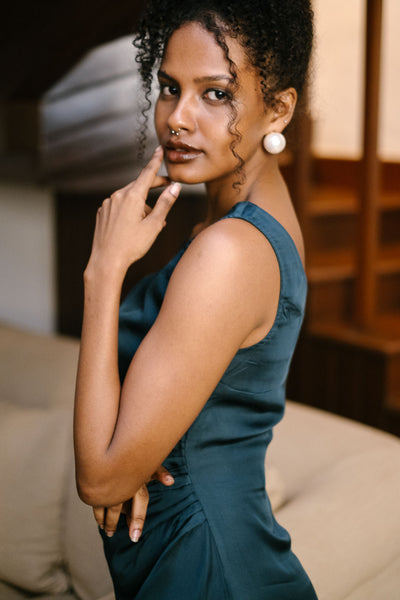 The Satin Cocktail Dress
