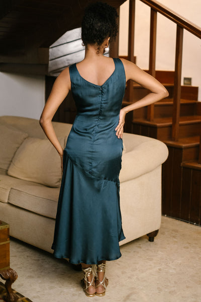The Satin Cocktail Dress