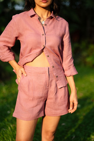 The Linen Tailored Shorts