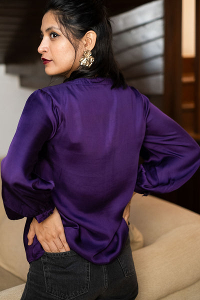The Modal Satin Shirt Blouse | Creatures of Habit