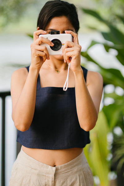 The Linen Crop Tank | Creatures of Habit