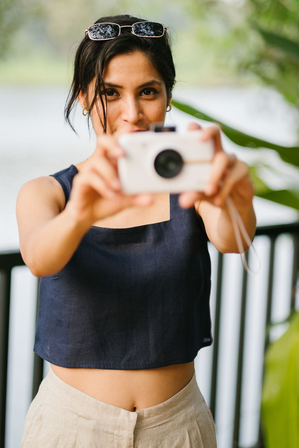 The Linen Crop Tank | Creatures of Habit