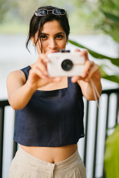 The Linen Crop Tank | Creatures of Habit