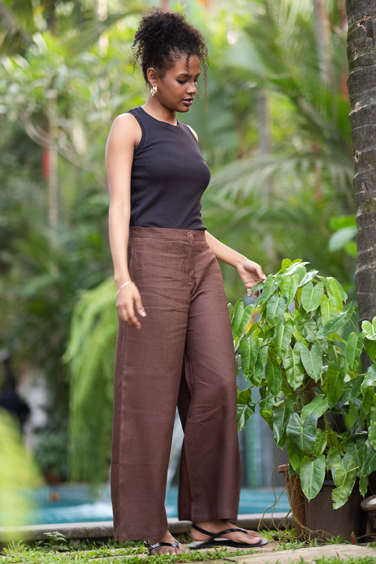 The Linen Wide Leg Pants | Creatures of Habit