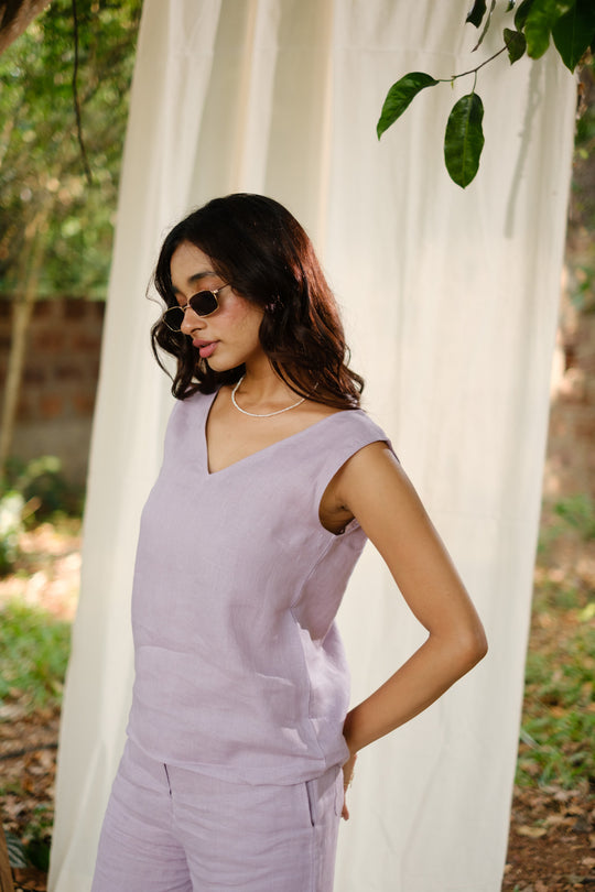 The Linen V Neck Tank | Creatures of Habit