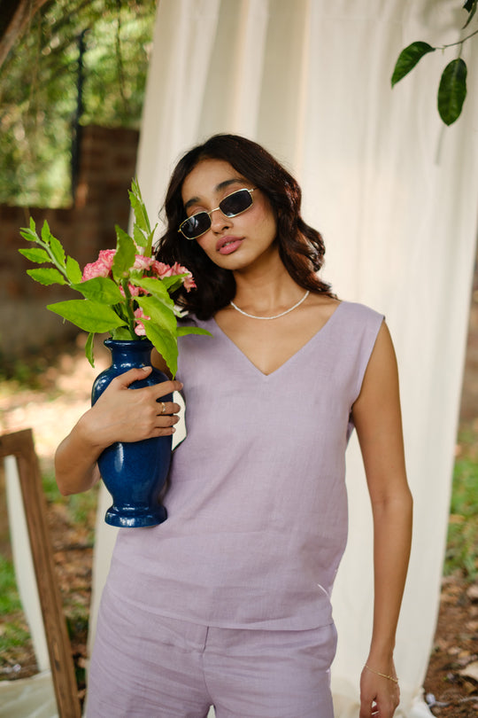 The Linen V Neck Tank | Creatures of Habit