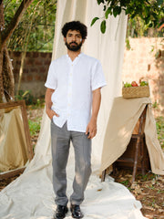 Linen Pintuck Trousers