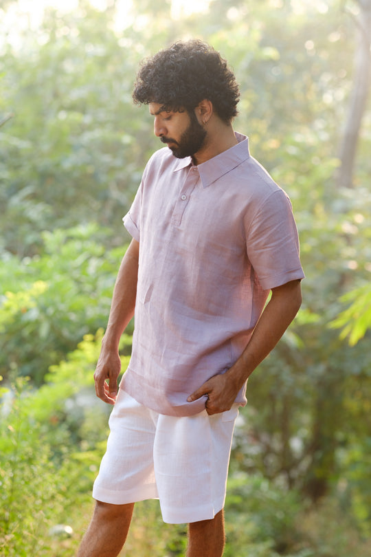 The Heavy Linen Pull Up Shorts | Creatures of Habit