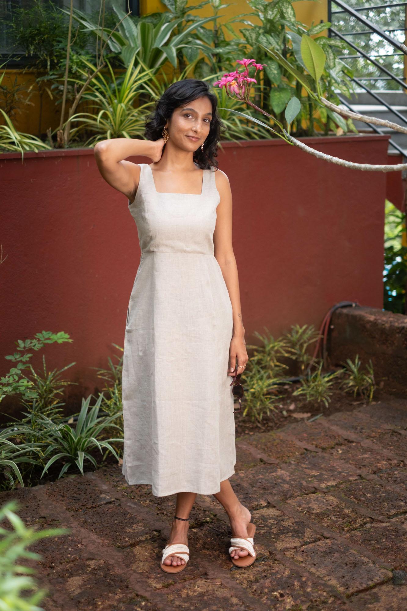 The Linen Midi Dress | Creatures of Habit