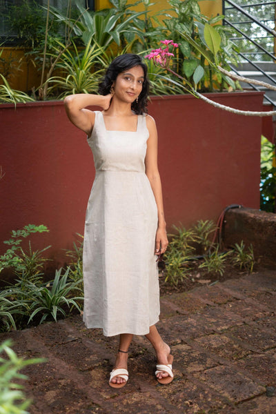 The Linen Midi Dress | Creatures of Habit