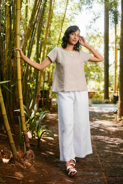 The Linen Boat Neck Top | Creatures of Habit