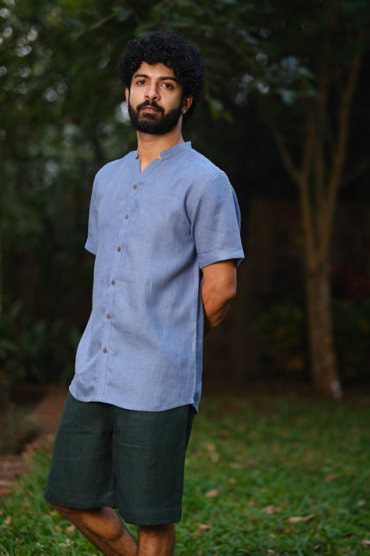 The Heavy Linen Pull Up Shorts | Creatures of Habit