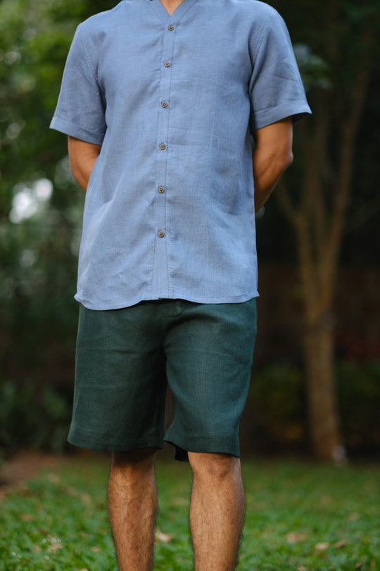 The Heavy Linen Pull Up Shorts | Creatures of Habit
