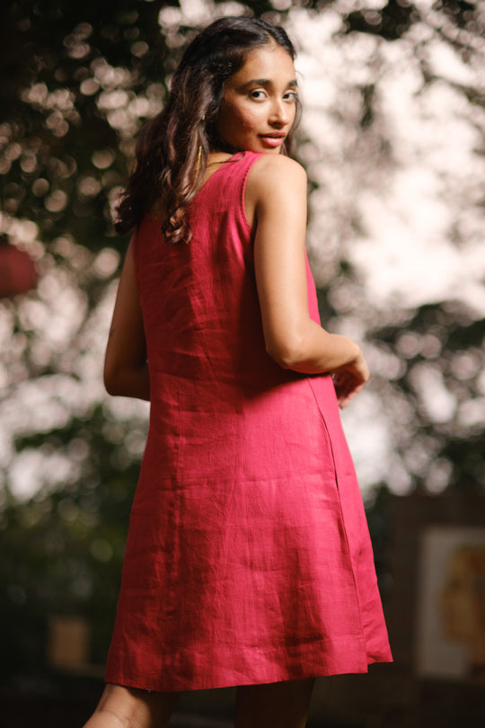 The Linen Mini Dress | Creatures of Habit