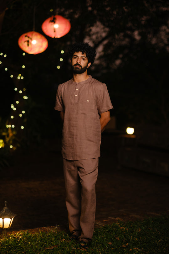 The Linen Bandhgala | Creatures of Habit